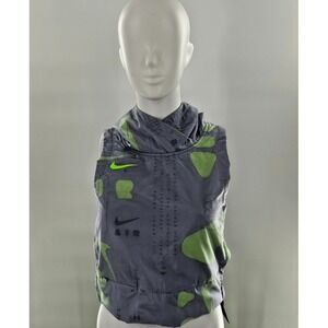 Nike Women's Air Hooded Cropped Tech Pack Standard-Fit Running Vest XS NEW WTAGS
